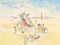 Salvador Dali Cosmic Horsemen Lithograph, Signed Ed - Sold for $937 on 02-18-2021 (Lot 690).jpg